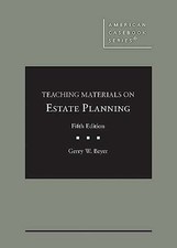 Teaching Materials on Estate Planning - Hardcover, by Beyer Gerry - Very Good comprar usado  Enviando para Brazil