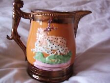 Copper lustreware jug for sale  PONTEFRACT