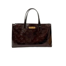 Bolsa tote Louis Vuitton Wilshire PM monograma vernis amaranto M93641 autêntica LV comprar usado  Enviando para Brazil