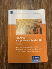 Sirados baupreishandbuch 2023 gebraucht kaufen  Lauchhammer