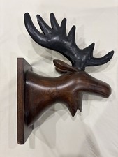 Usado, Cabeça de alce ou veado montável em metal e madeira comprar usado Usado, Cabeça de alce ou veado montável em metal e madeira comprar usado  Enviando para Brazil