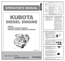 Kubota 03-M Series Instrukcja obsługi silnika (Kopia) PDF na sprzedaż  PL