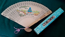 Eventail asiatique bois d'occasion Eventail asiatique bois d'occasion  L'Isle-Adam