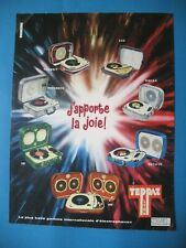 Publicite presse teppaz d'occasion  Mazamet