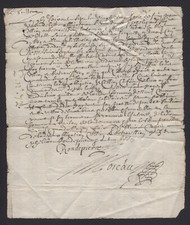 Documents 1644 1786 d'occasion  Pradines