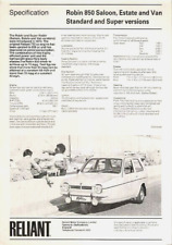 Reliant robin 850 for sale  UK