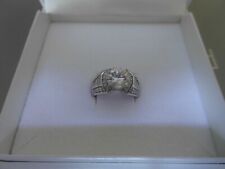 Silber ring zirkonia gebraucht kaufen  Hamburg