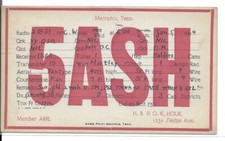 Placa de rádio QSL 1924 Memphis TN comprar usado  Enviando para Brazil