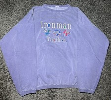 Moletom pulôver academia musculador triatlo homem ferro anos 80 e 90 vintage médio comprar usado  Enviando para Brazil
