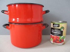 Vintage red enamel for sale  LONDON