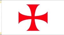 Drapeau templier croix d'occasion  Hérouville-Saint-Clair