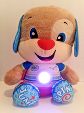 Cachorro de pelúcia interativo Fisher Price Laugh and Learn ABC Smart Stages 18"", usado comprar usado  Enviando para Brazil