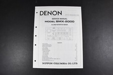 Denon SMX-2000 DJ Digi-Scratch Mixer Manual de Serviço - Original Genuíno comprar usado  Enviando para Brazil