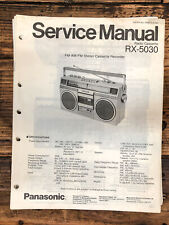 Rádio Panasonic RX-5030 / Boombox Manual de Serviço *Original* #1 comprar usado  Enviando para Brazil