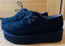 Black suade creepers for sale  Johnstown