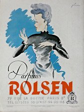 PUBLICITÉ DE PRESSE 1947 PARFUM RLSEN FOURNISSEUR DES AMBASSADES - JIMO comprar usado  Enviando para Brazil