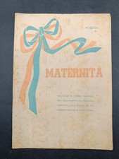 Opuscolo maternita noccioli usato  Italia