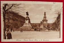 Cartolina milano piazza usato  Pistoia
