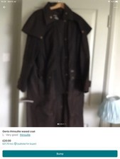 Waxed biker coat for sale  LOCKERBIE