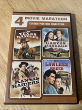 4 Movie Marathon: Classic Western Collection (DVD, 2011, Conjunto de 2 Discos), usado comprar usado  Enviando para Brazil