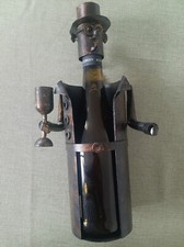Weinflaschenhalter metallfigur gebraucht kaufen  Norderstedt