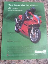 BENELLI SUPERBIKE TORNADO NOVECENTO BELO PÔSTER ANÚNCIO APROX. A4 arquivo 2 comprar usado  Enviando para Brazil