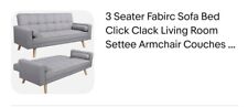 Seater fabirc sofa for sale  CANTERBURY
