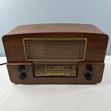 Rádio de mesa vintage Emerson de madeira modelo 565 série B - Funciona muito bem comprar usado  Enviando para Brazil