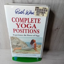 RUTH WHITE COMPLETE YOGA POSITIONS VHS TAPE - RARE RETRO MOVIE comprar usado  Enviando para Brazil