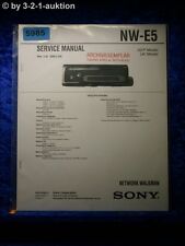 Sony Service Manual NW E5 Rete Walkman (#5985), usado comprar usado  Enviando para Brazil