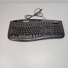 Teclado Microsoft Comfort Curve 2000 v1.0 KU-0459 com fio USB testado funcionando, usado comprar usado  Enviando para Brazil