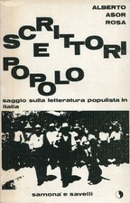 Scrittori popolo populismo usato  Italia