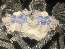 💝Meias brancas tornozelo escolar 🎀 Bow Classic Gingham Check School ❤️ comprar usado  Enviando para Brazil