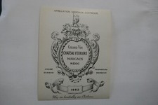 Etiquette ancienne 1952 d'occasion  Biganos