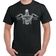 Camiseta masculina Spartan Biker motocicleta helicóptero personalizado bicicleta indiana top comprar usado  Enviando para Brazil