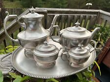 Pewter teapot coffee d'occasion  Expédié en Belgium