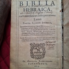 Biblia hebraica cum usato  Pavia