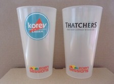 Pint glass plastic. for sale  CALLINGTON