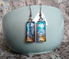 Eiffel tower earrings for sale  Tulsa