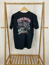 Camiseta gráfica dupla face vintage Grave Digger 2006 25º aniversário tamanho G , usado comprar usado  Enviando para Brazil