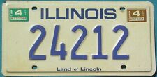 Placa de licença 1981-2 Illinois LAND OF LINCOLN PLACA DE ÓLEO GÁS comprar usado  Enviando para Brazil
