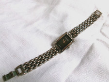 Relógio feminino Chanel U.B. 45001 quartzo fabricado na Suíça 2000 face preta retangular comprar usado  Enviando para Brazil