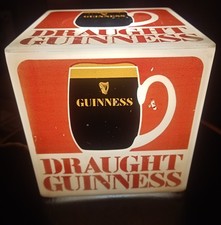 Illuminating guinness cube for sale  CHICHESTER