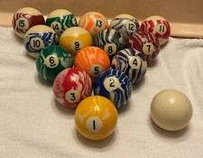 Vintage marbled billiard for sale  Godfrey
