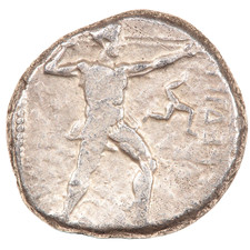 370 - 333BC PAMPHYLIA, ASPENDOS, ANTIGO STATER GREGO PRATA (#5052) comprar usado  Enviando para Brazil