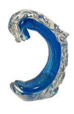 Estatueta Beachcombers Blue Rip Curl Wave vidro arte exibição 7,5 pol. Vidro fundido comprar usado  Enviando para Brazil