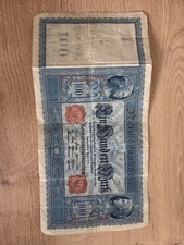 Reichsbanknote 100 mark gebraucht kaufen  Vreden