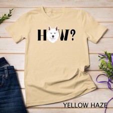 Camiseta unissex branca How Siberian Husky canine - branca Snow Dog comprar usado  Enviando para Brazil