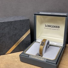 Vintage Longines Relógio Feminino Tom Dourado Diamante Mini Tanque Caixa Original Funcionando comprar usado  Enviando para Brazil