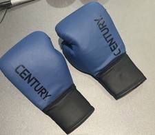 Luvas azuis de treinamento de boxe Century Youth Kids atleta esportivo comprar usado  Enviando para Brazil